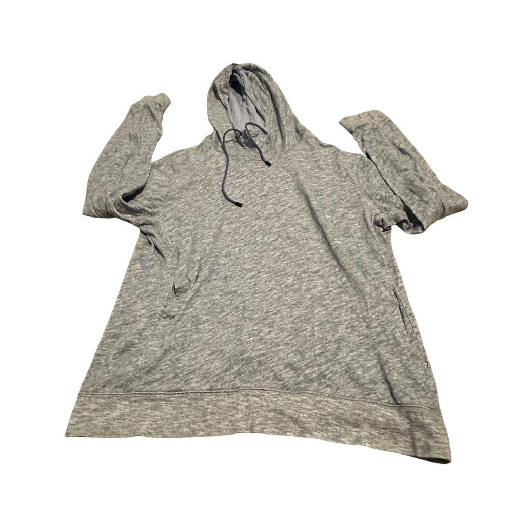 Vince Womens Blue Heather 100% Cotton Pullover Hoodie M2363-8937‎ Large